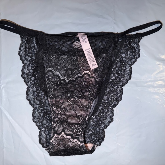 Victoria's Secret Very Sexy String Bikini Panty Black - Picture 1 of 3